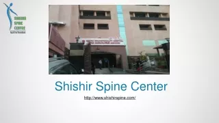 shishir spine center
