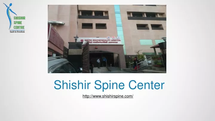 shishir spine center