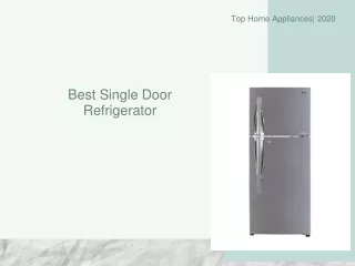 Best Single Door Refrigerator