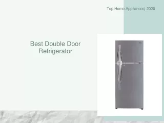 Best Double Door Refrigerator