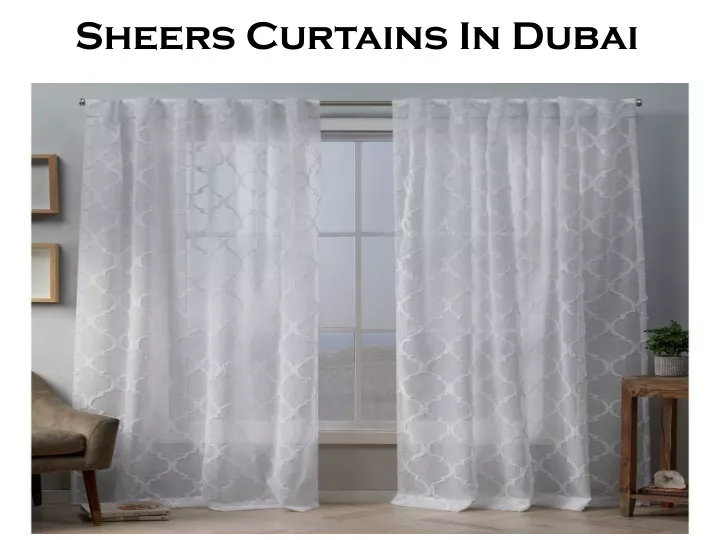 sheers curtains in dubai