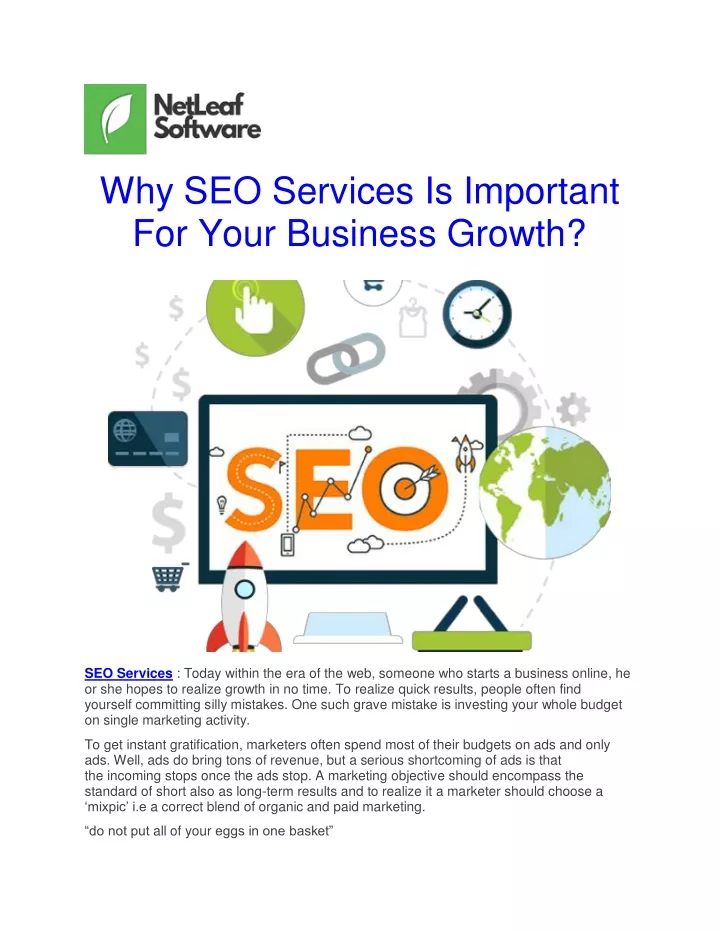 why seo services is important for your business