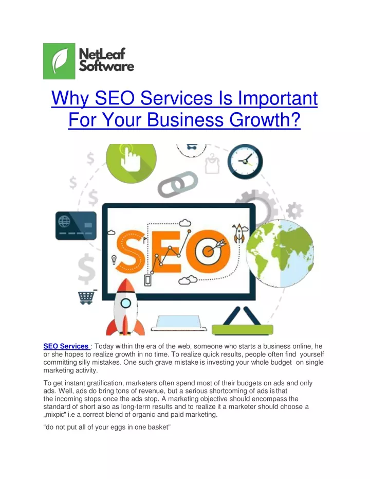 why seo services is important for your business growth