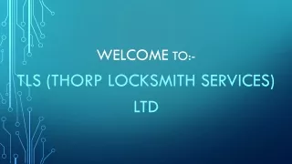 welcome to