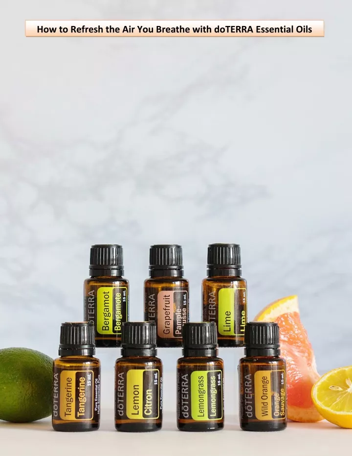 how to refresh the air you breathe with doterra
