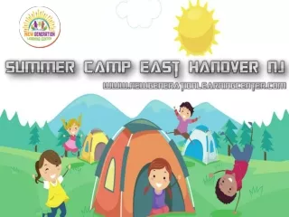 Summer Camp East Hanover NJ