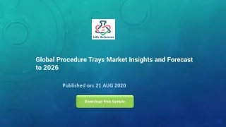 global procedure trays market insights