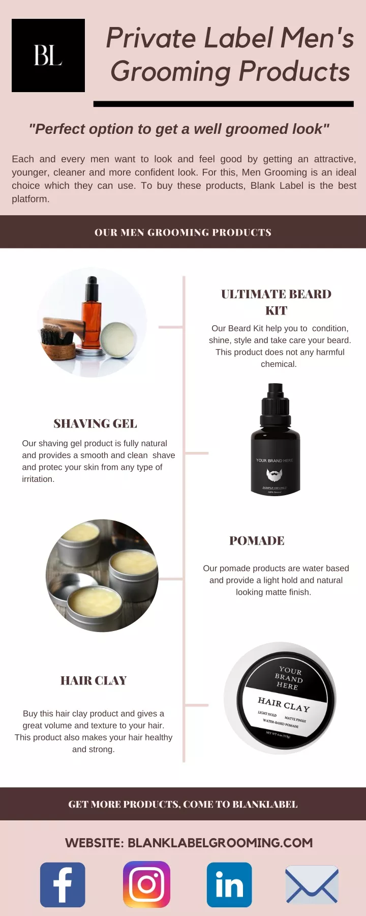 private label men s grooming products