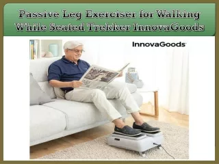 Passive Leg Exerciser for Walking While Seated Trekker InnovaGoods