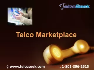 Reach the best telecommunications service providers through a trusted Telco Marketplace - TelcoSeek