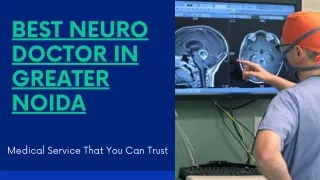 Best Neuro Doctor in Greater Noida