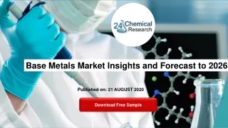 Base Metals Market Insights and Forecast to 2026