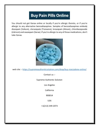 Buy Roxicodone Online In California | Buy Pain Pills Online