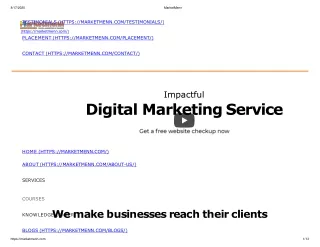 Digital marketing institutes in Pune- MarketMenn