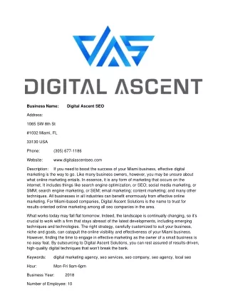 Digital Ascent SEO