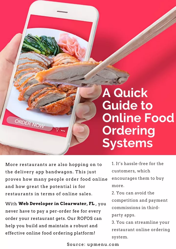 a quick guide to online food ordering systems