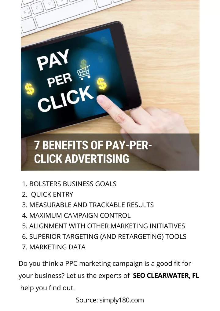 7 benefits of pay per click advertising