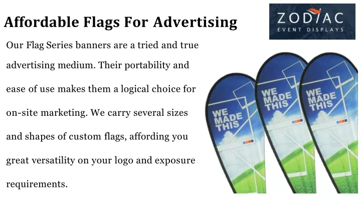 affordable flags for advertising