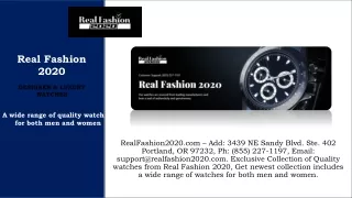real fashion 2020