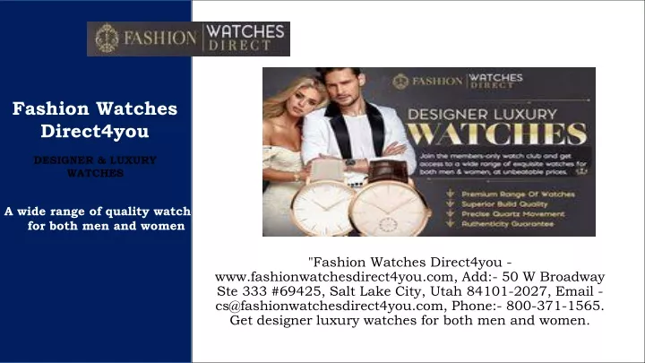 fashion watches direct4you