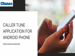 Caller Tune Application For Android Phone