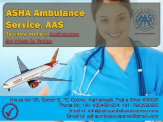 asha ambulance service aas to know more @ ambulance services in patna