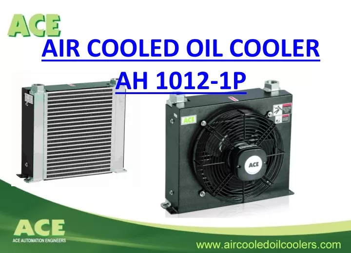 air cooled oil cooler ah 1012 1p