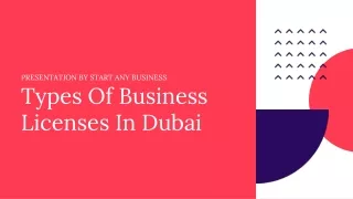 presentation by start any business