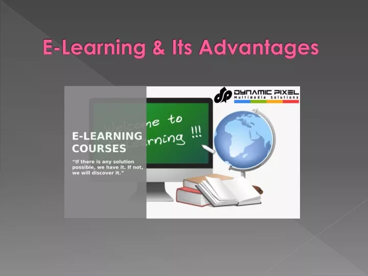 e learning its advantages