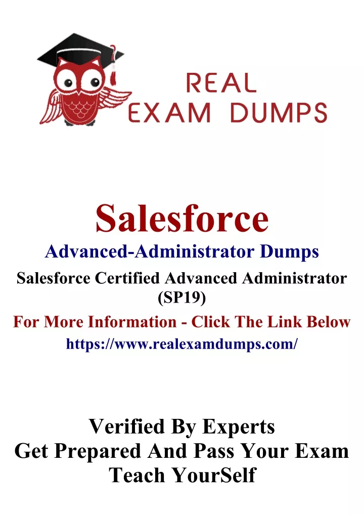 salesforce advanced administrator dumps