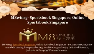 Sportsbook Singapore, Online Sportsbook Singapore - M8winsg.com