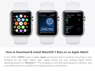 How to Download & Install WatchOS 7 Beta on an Apple Watch