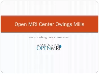 open mri center owings mills