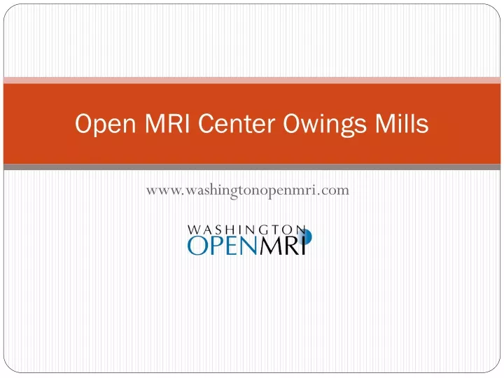 open mri center owings mills