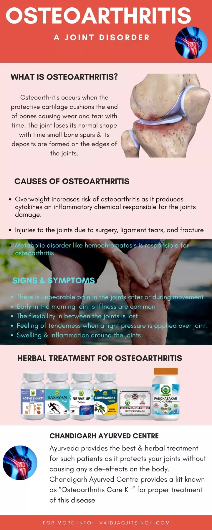 PPT - Osteoarthritis - Causes, Symptoms and Herbal Treatment PowerPoint ...