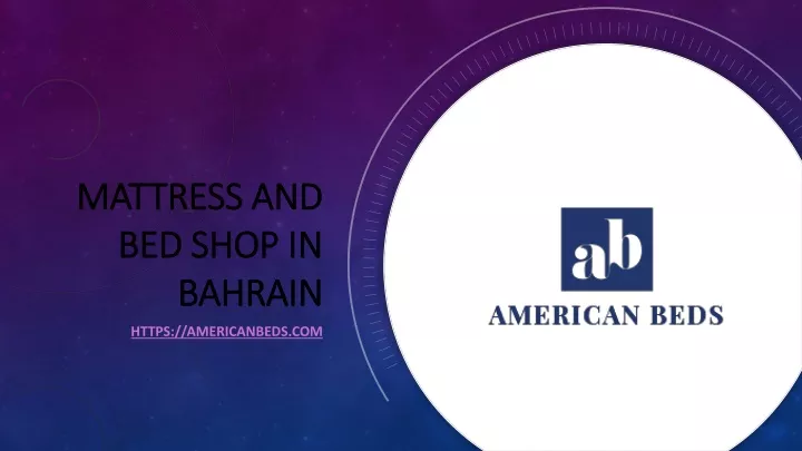 mattress and bed shop in bahrain