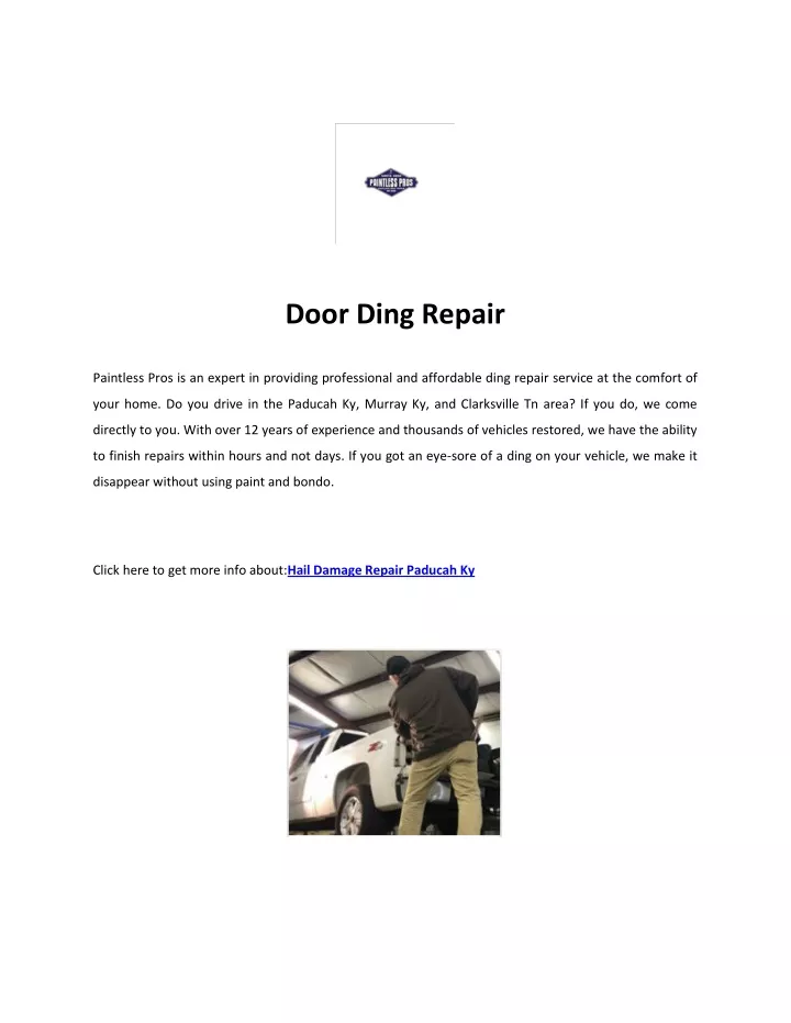 door ding repair