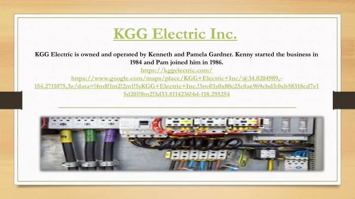 kgg electric inc