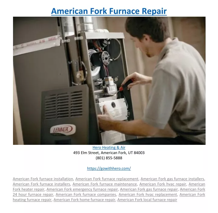 american fork furnace repair