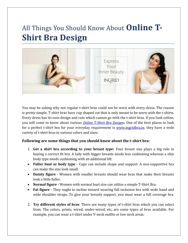 all things you should know about online t shirt
