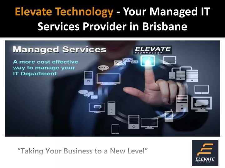 elevate technology your managed it services