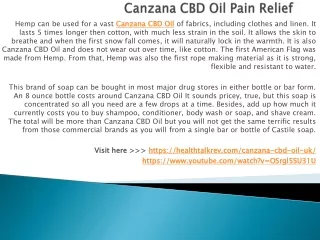 Canzana CBD Oil