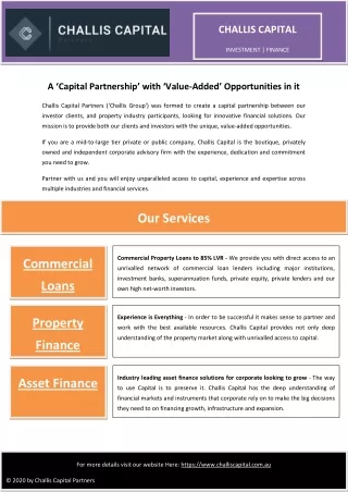 challis capital
