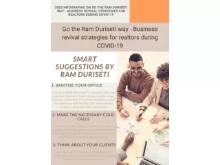 Ram Duriseti way - Business revival strategies for realtors during COVID-19