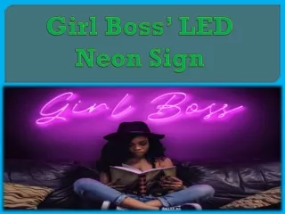 Girl Boss’ LED Neon Sign
