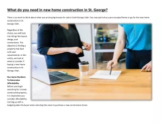 what do you need in new home construction