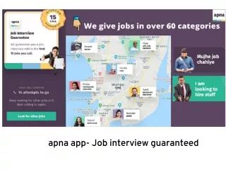 apna app- Get jobs in 60  categories