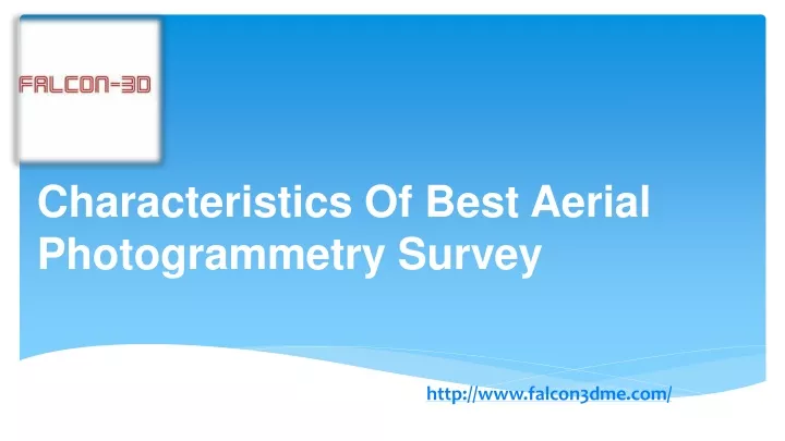 characteristics of best aerial photogrammetry