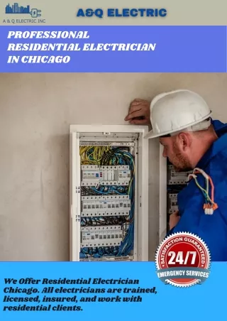 Are you looking for an Emergency Electrician in the Chicago Area?