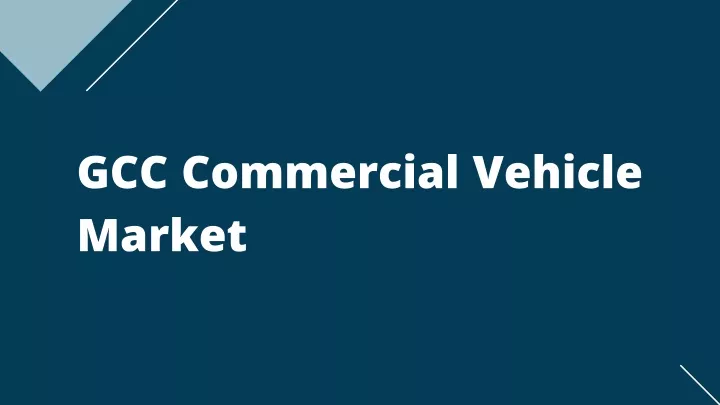 gcc commercial vehicle market